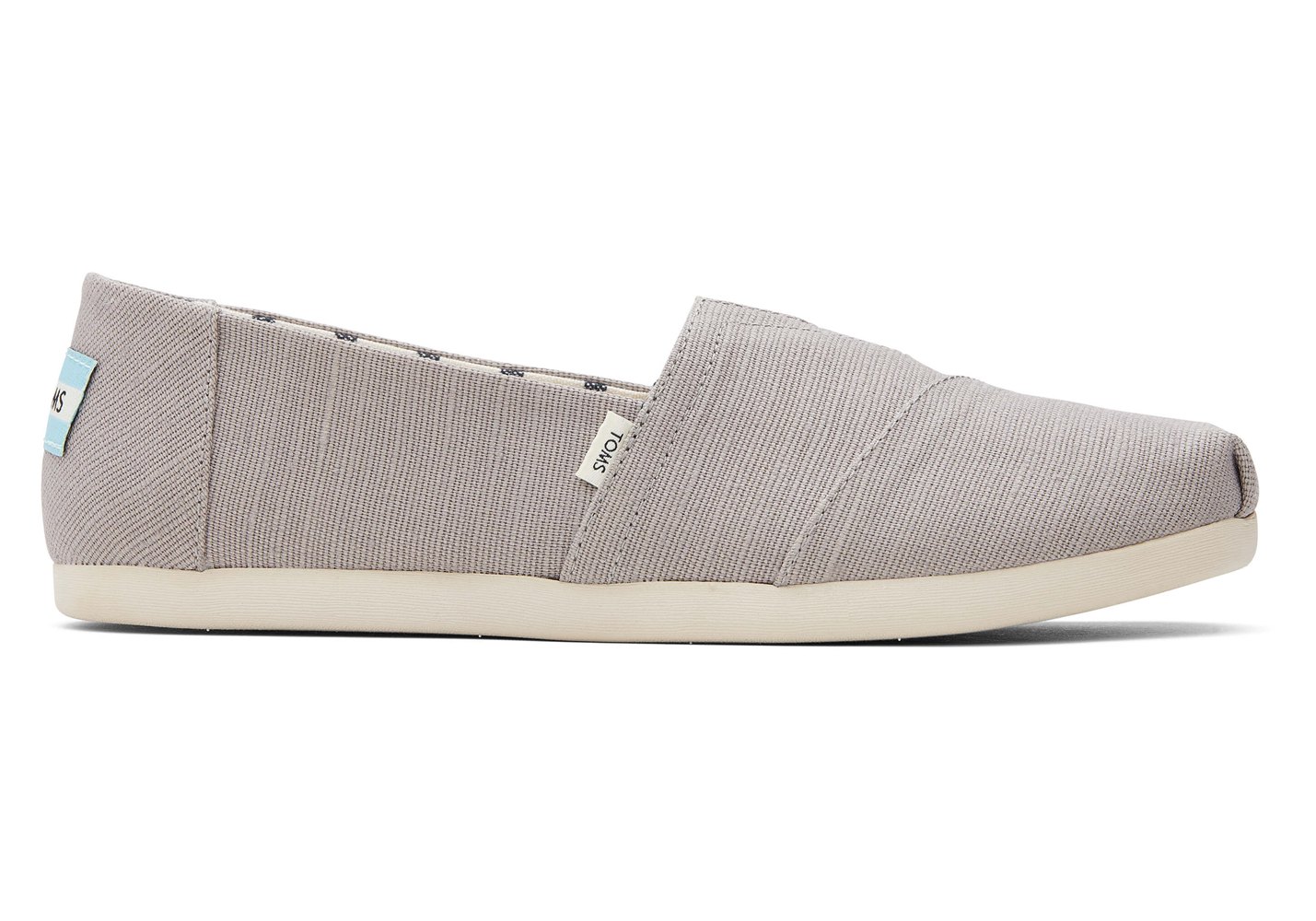 Toms Espadryle Męskie Szare - Alpargata Heritage Płócienne - 03ORGUISN